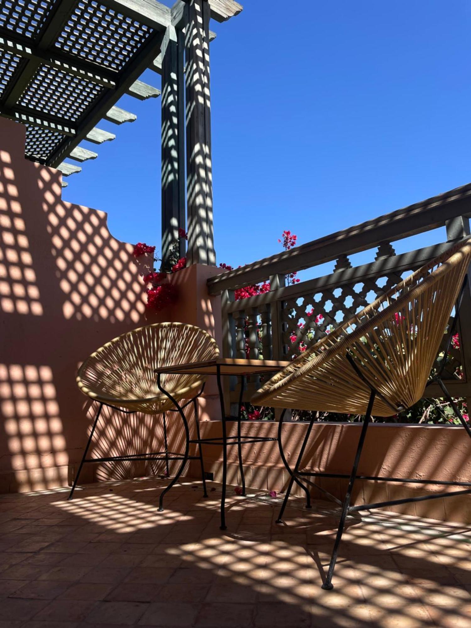 Appartement Spacieux Avec Piscine A La Palmeraie Marrákes Kültér fotó